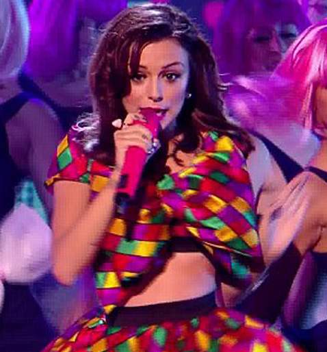 Cher Lloyd Looks Sweet As Candy For Her X Factor Performance Wearing