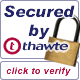 Secured by thawte - click to verify Secured by thawte - click to verify